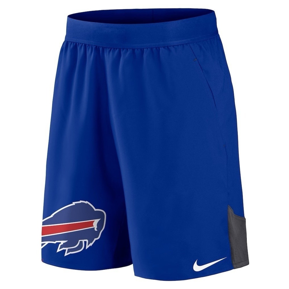 Buffalo Bills Men's XXL (2XL) Nike Blue Stretch Performance Dri-Fit Shorts